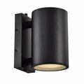Sunpark Outdoor Integrated LED Wall Light Fixture, 3000K, Black Finish 3-5048D-05-3000K